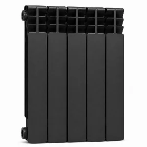 Радиатор биметаллический Mirado Graphite 500/96 мм (5 секций)